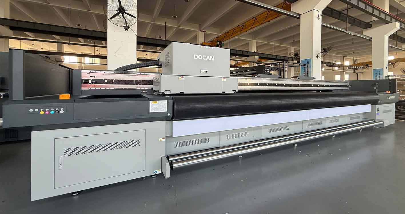 Industry's First 5.2m Industrial Belt UV Printer